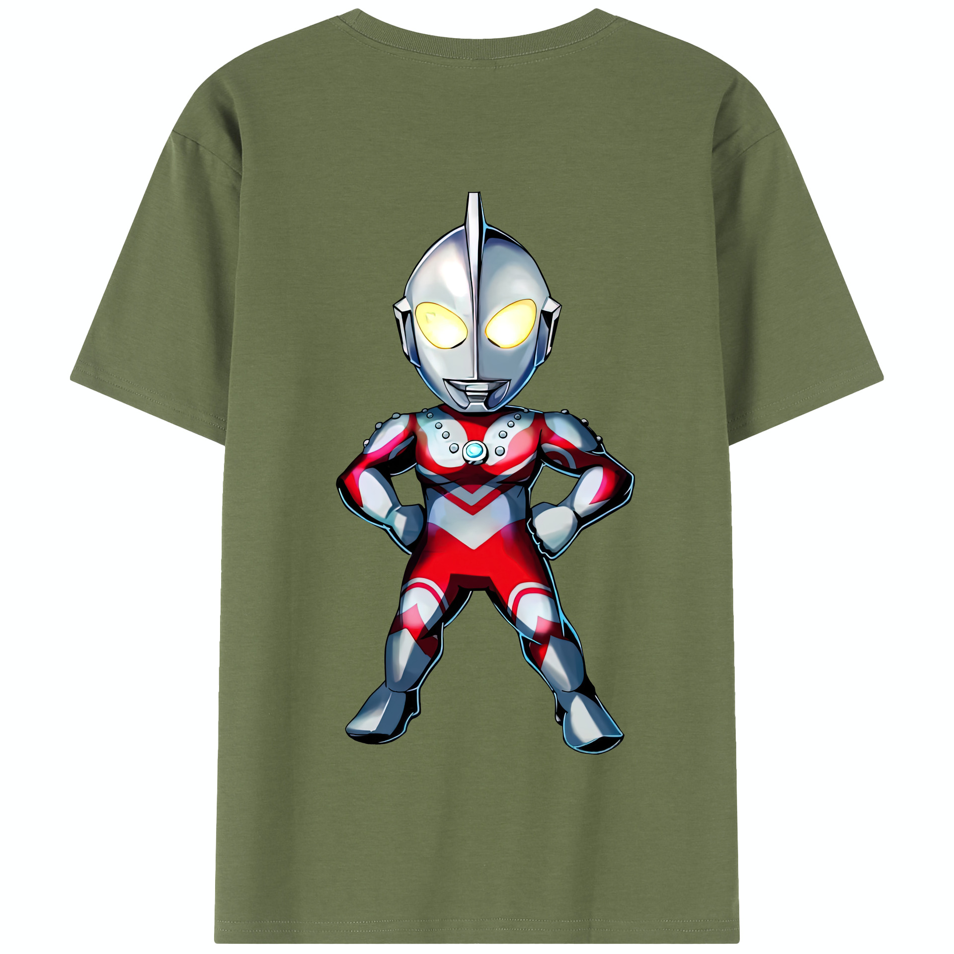 （画像用） ウルトラマン Ultraman 綿100％半袖Tシャツ（背面プリント）
